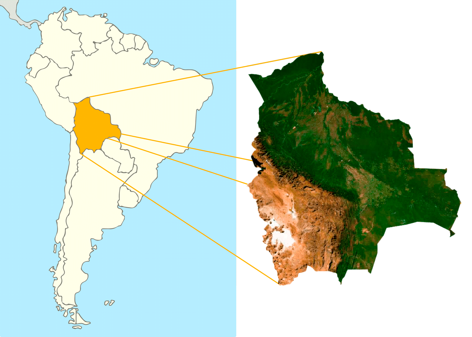 Bolivia Map